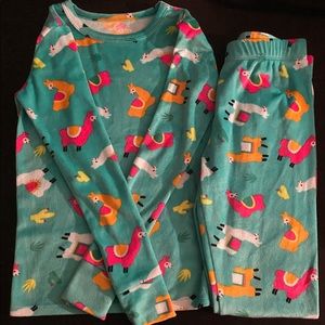 Girl’s Cat & Jack Llama Pajama Set Size 10